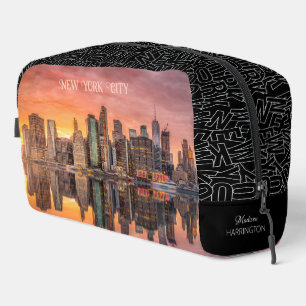 Individuelle Name New York City Skyline Waschbeutel