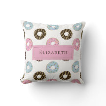 Individuelle Name Niedlich Donuts Pastel Sweet Too