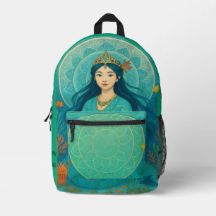 Individuelle Name Niedlich Girl's japanische Meerj Bedruckter Rucksack