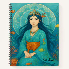 Individuelle Name Niedlich Girl's japanische Meerj Notizbuch