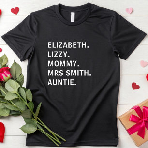 Individuelle Name Niedlich Womens Nickname Sister T-Shirt