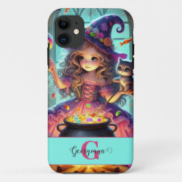 Individuelle Name Niedliche Whimsical HexenHallowe Case-Mate iPhone Hülle