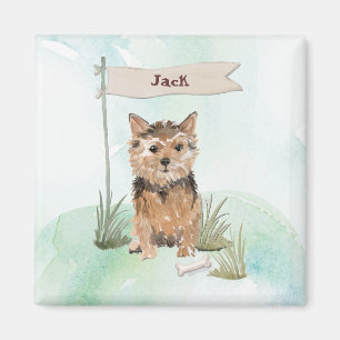 Individuelle Name Norfolk Terrier Pet Dog Magnet