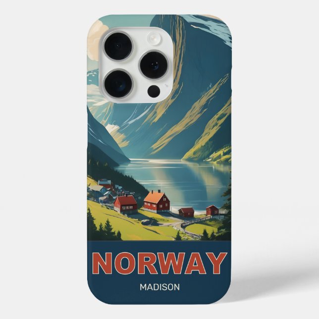 Individuelle Name Norwegen Case-Mate iPhone Hülle (Rückseite)