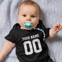 Individuelle Name Number Baby Football Jersey Body