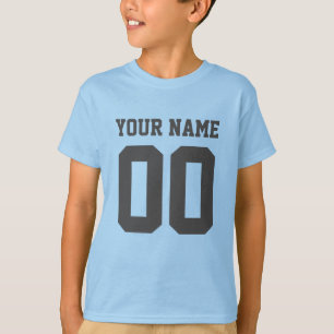 Individuelle Name Number Kids' Football Jersey Shi T-Shirt