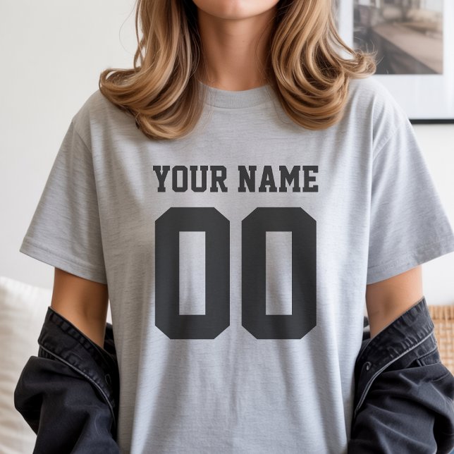 Individuelle Name Nummer Frauenfußball-T - Shirt (Von Creator hochgeladen)