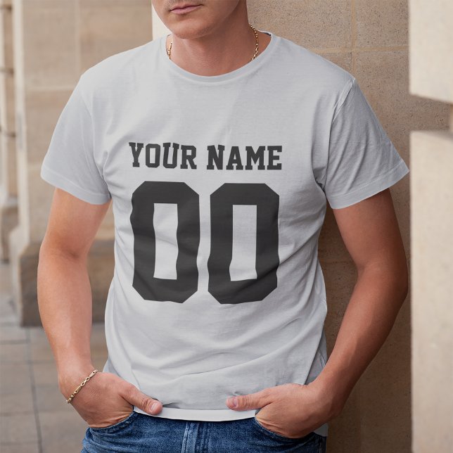 Individuelle Name Nummer Männer Fußball T - Shirt (Von Creator hochgeladen)