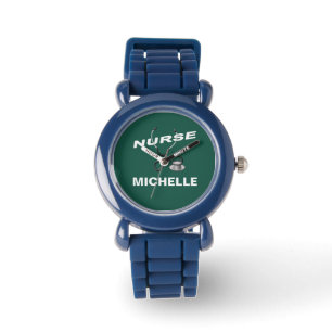 Individuelle Name Nurse Armbanduhr