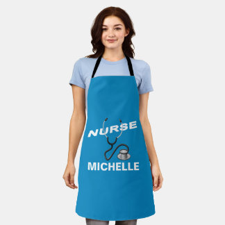 Individuelle Name Nurse Schürze