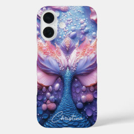 Individuelle Name Ocean Fantasy Rainbow Mermaid Sc iPhone 16 Hülle
