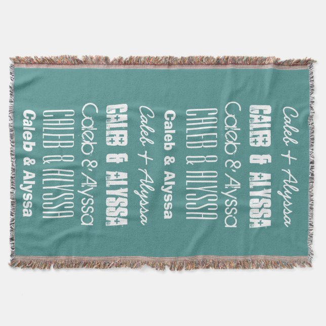 Individuelle Name oder Namen oder benutzerdefinier Decke (Vorderseite)