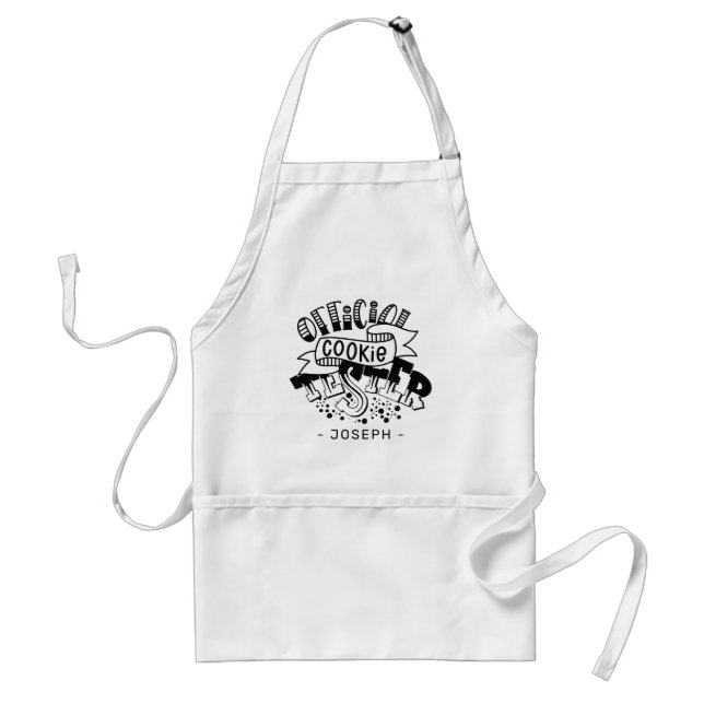 Individuelle Name Offiziell Cookie Tester Holiday  Schürze (Vorne)