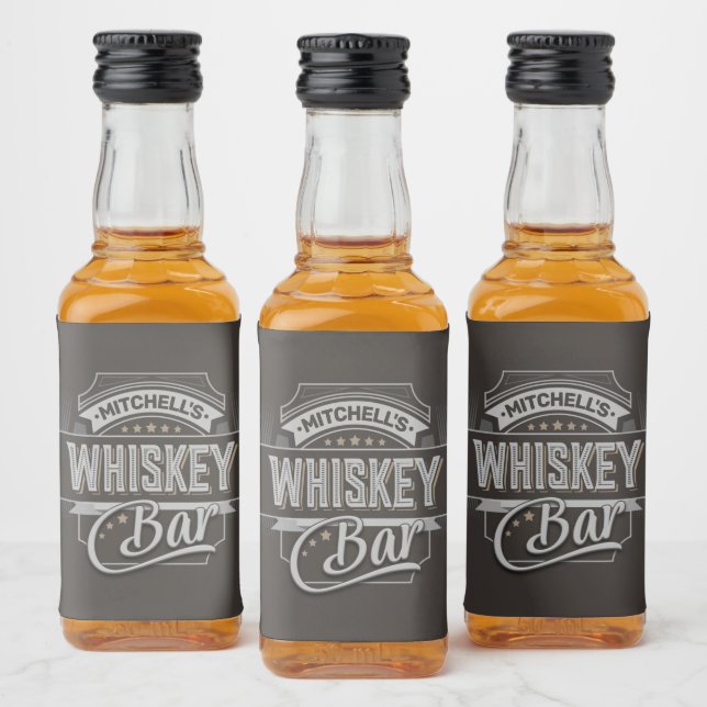 Individuelle Name Old Deluxe Liquor Label Whiskey  Alkoholflaschenetikett (Flaschen)
