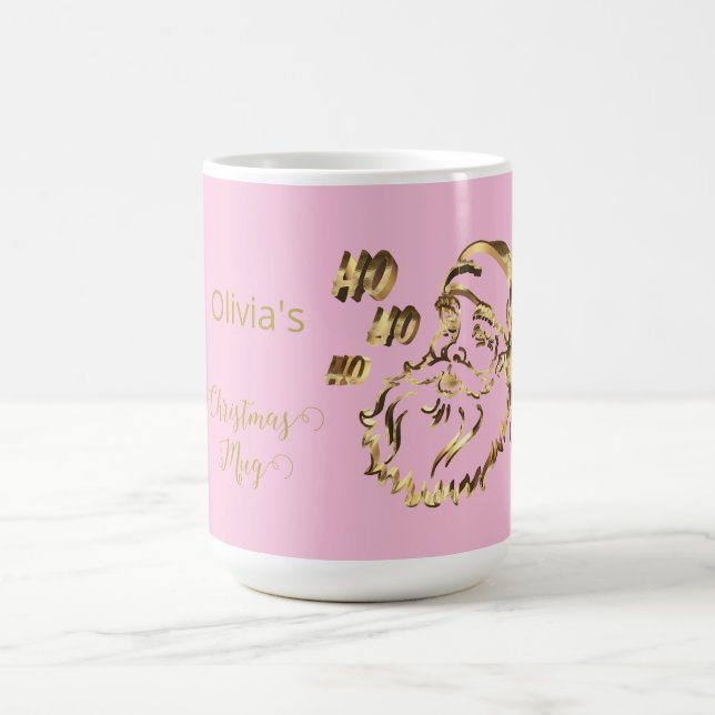 Individuelle Name Olivia's Weihnachtsfeier Tasse N (Mittel)