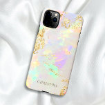 individuelle Name Opal Stone Design iPhone 11Pro Max Hülle<br><div class="desc">Opal Edelstein Foto iPhone Gehäuse</div>