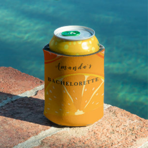 Individuelle Name Orange Slice Bachelorette Dose C Dosenkühler