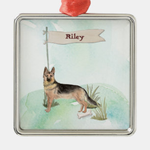 Individuelle Name Ornament Aus Metall