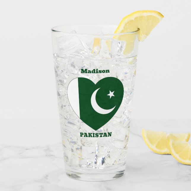 Individuelle Name Pakistan Glas (Rückseite Ice)