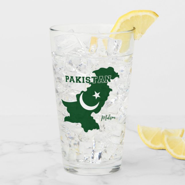 Individuelle Name Pakistan Glas (Rückseite Ice)