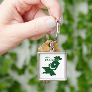 Individuelle Name Pakistan Schlüsselanhänger
