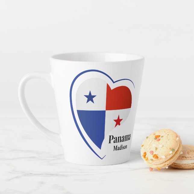 Individuelle Name Panama Liebe Milchtasse (Beispiel)