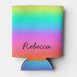 Individuelle Name Pastel Rainbow Pride Dosenkühler