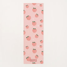 Individuelle Name Peach Frucht Muster