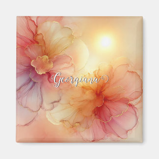 Individuelle Name Peach Raspberry Frische Pasta ma Magnet