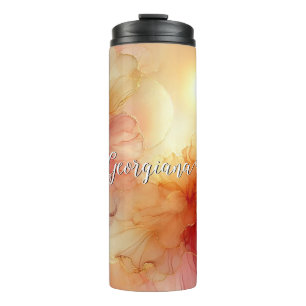 Individuelle Name Peach Raspberry Frische Pasta ma Thermosbecher