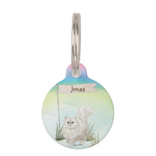 Individuelle Name Persian Cat Pet Haustiermarke