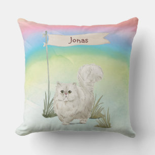 Individuelle Name Persian Cat Pet Kissen