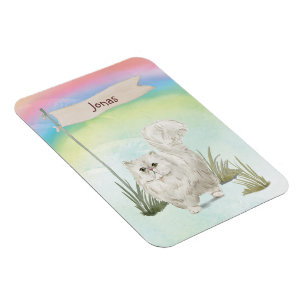 Individuelle Name Persian Cat Pet Magnet