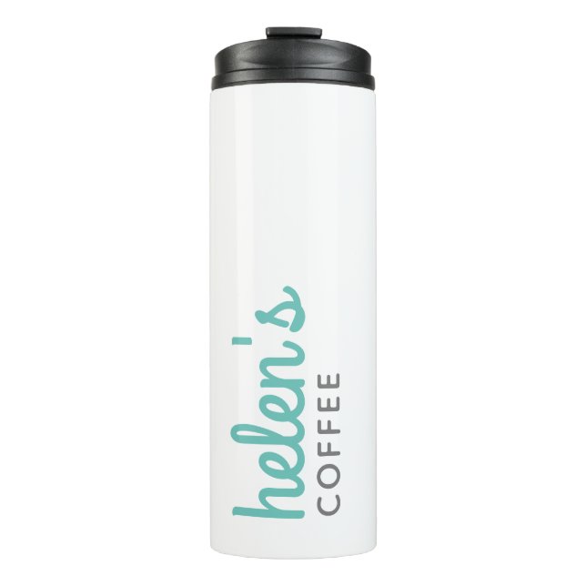 Individuelle Name Personal Coffee Tumbler Geschenk Thermosbecher (Vorderseite)