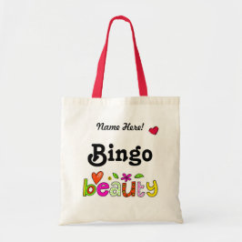 Individuelle Name Personalisiert Beautiful Bingo P Tragetasche