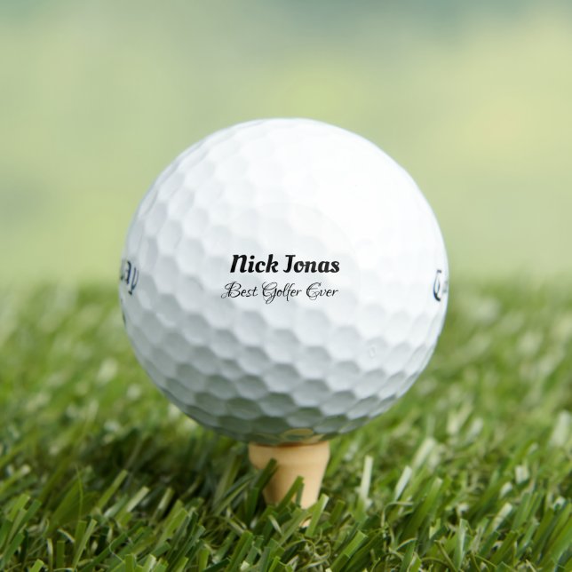 Individuelle Name, Personalisiert Callaway Golf Su Golfball (Insitu T-Shirt)
