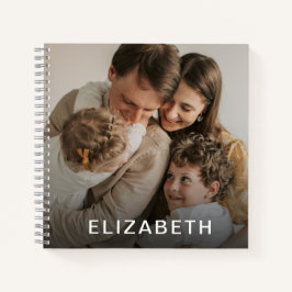 individuelle Name personalisiert Foto Notebook Notizbuch