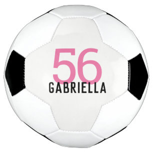 individuelle Name Personalisierte Anzahl Mädchen  Fußball
