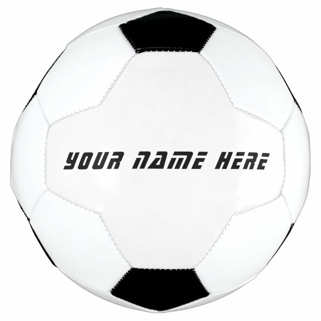 Individuelle Name Personalisierter Fußballball für Fußball (Vorderseite)