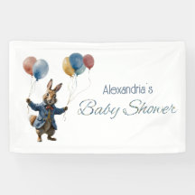 Individuelle Name Peter der Kaninchen Babydusche