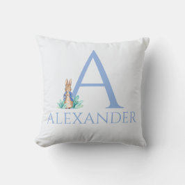 Individuelle Name Peter der Kaninchen Kissen