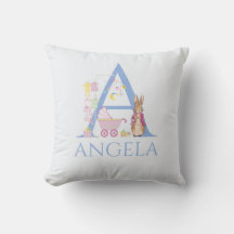 Individuelle Name Peter der Rabbit Pink Thema