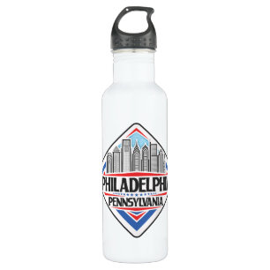 Individuelle Name Philadelphia Pennsylvania Edelstahlflasche