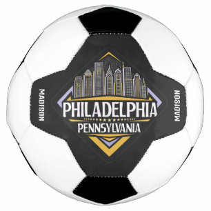 Individuelle Name Philadelphia Pennsylvania Fußball