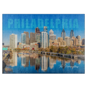 Individuelle Name Philadelphia Pennsylvania Schneidebrett