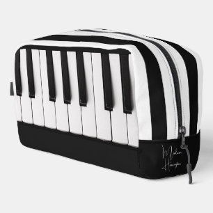 Individuelle Name Piano Keys Waschbeutel