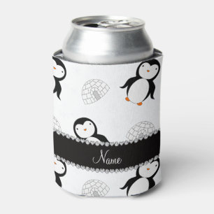 Individuelle Name Pinguine Iglus Schneeflocken Dosenkühler
