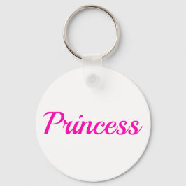 Individuelle Name Pink Princess Schlüsselanhänger