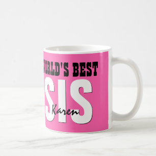 Individuelle Name PINK V01B Kaffeetasse