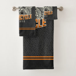 Individuelle Name Pistolen Wings Motorrad Fahrradg Badhandtuch Set